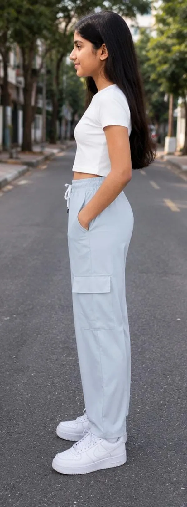 Light_Blue_Relaxed_Fit_Cargo_Pants_for_Girl