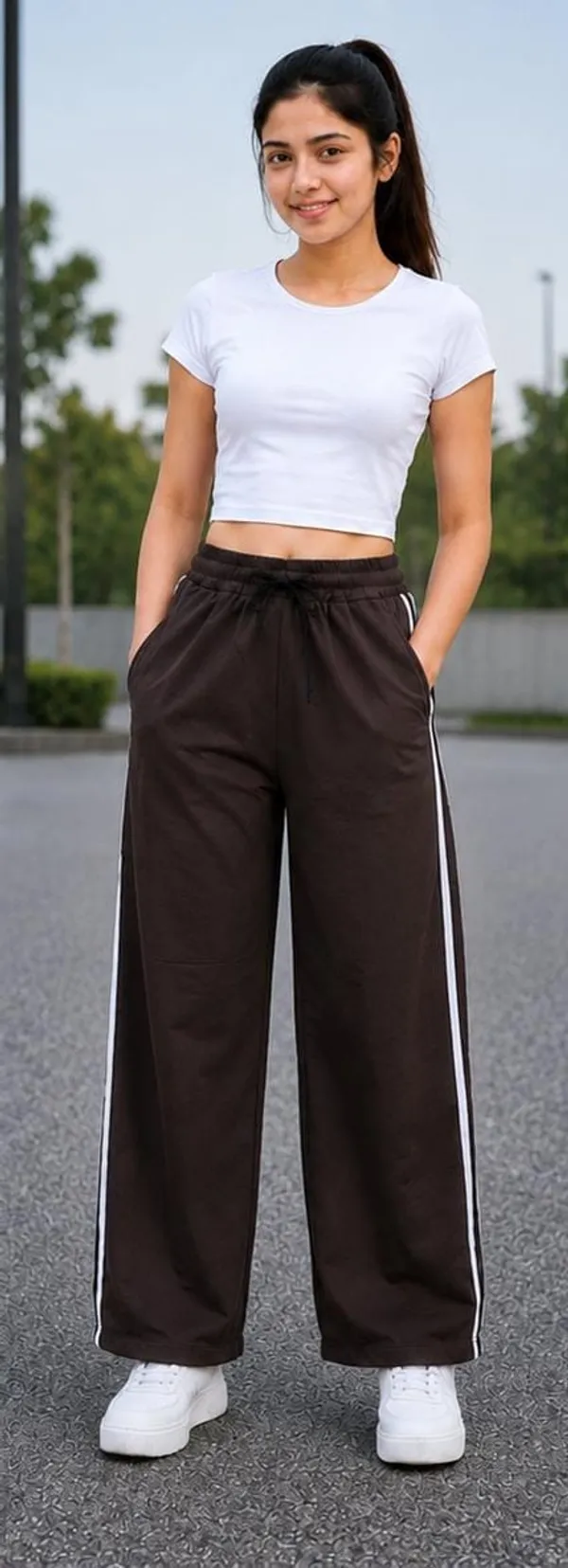 Brown_Wide_Leg_Track_Pants_for_Girl