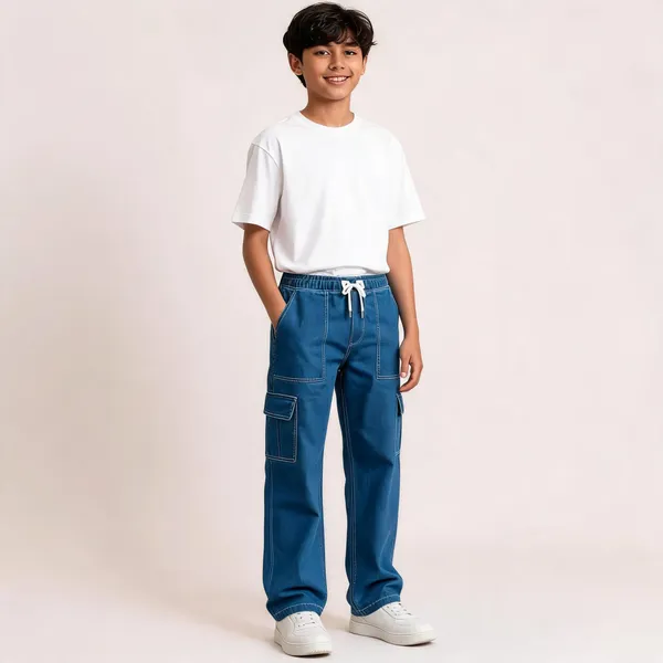 Blue_Denim_Loose_Fit_Cargo_Pants_for_Boys