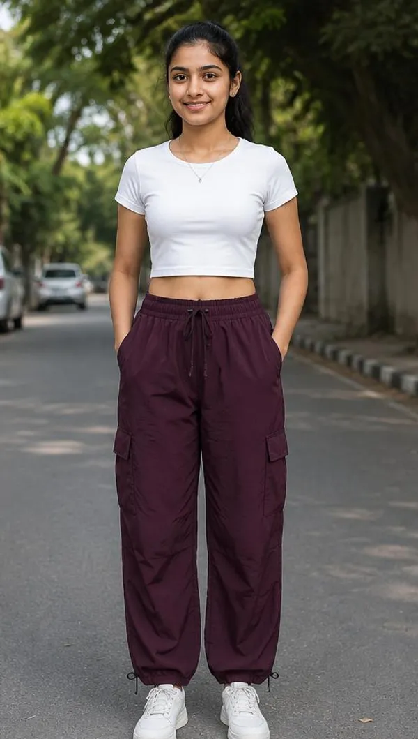 Maroon_Cargo_Jogger_Pants_for_Girl