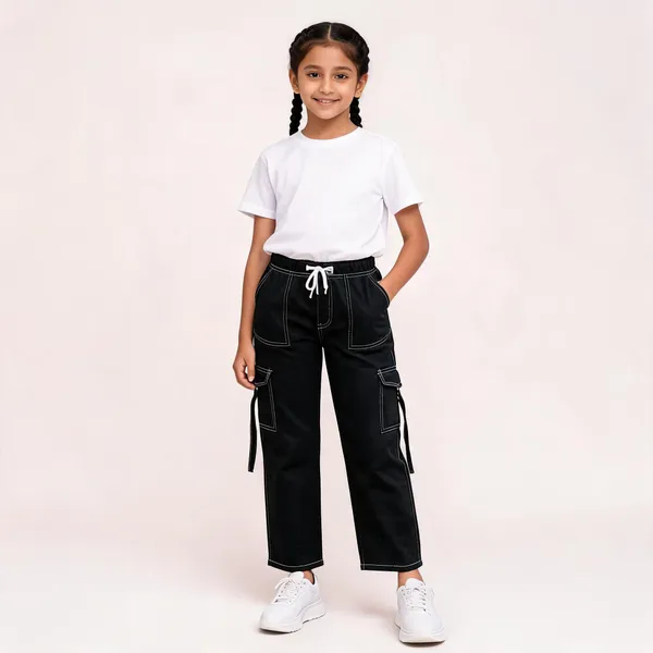 Black_Casual_Cargo_Pants_for_Girl