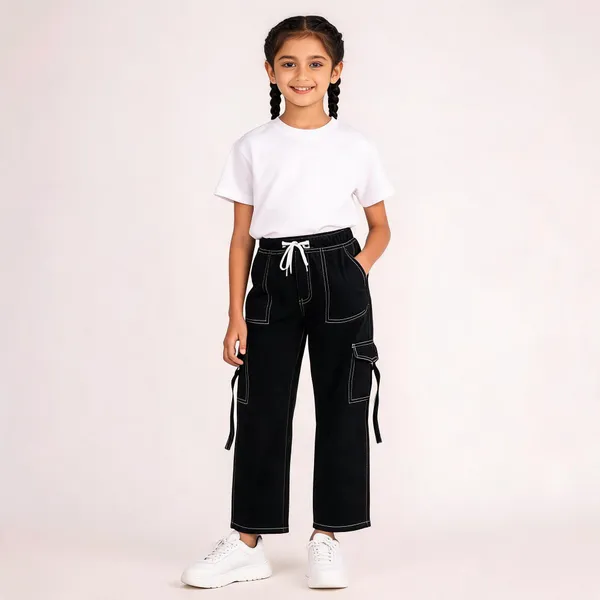 Black_Casual_Cargo_Pants_for_Girl