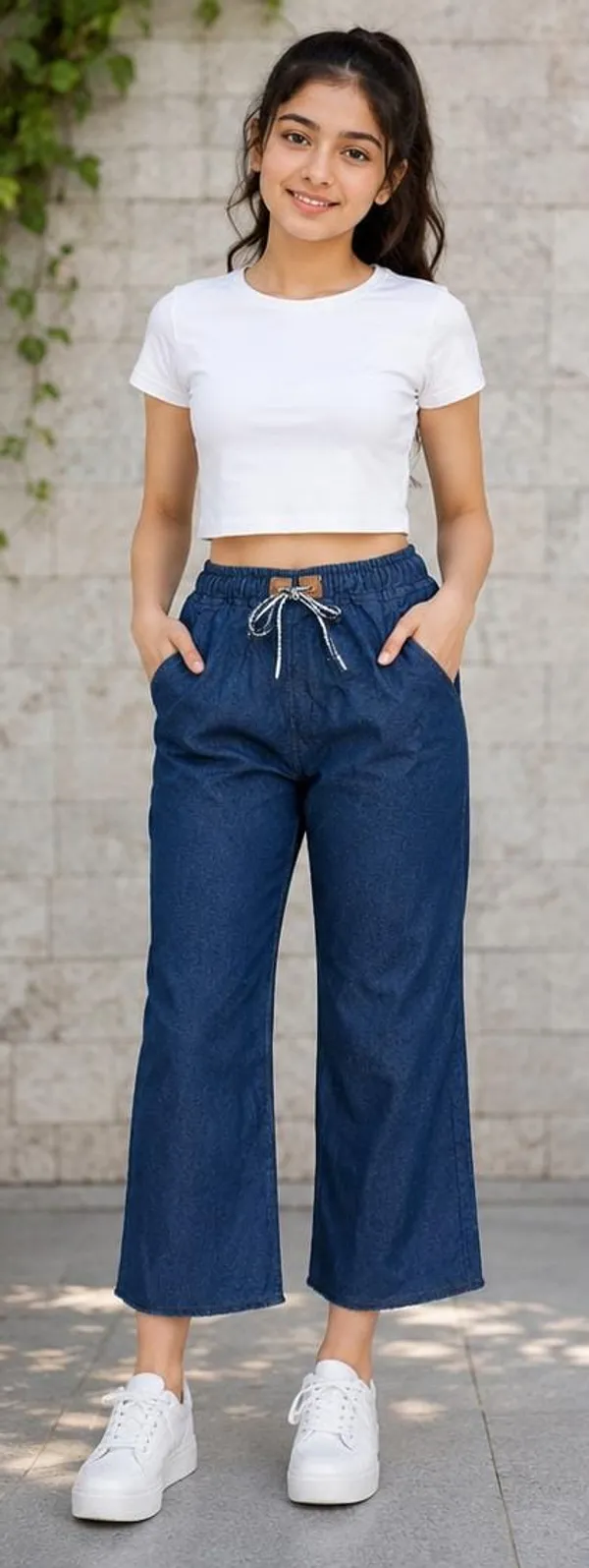 Blue_Denim_Wide_Leg_Cropped_Pants_for_Girl