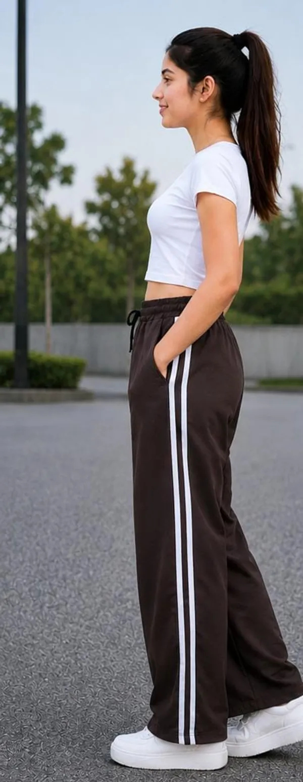 Brown_Wide_Leg_Track_Pants_for_Girl