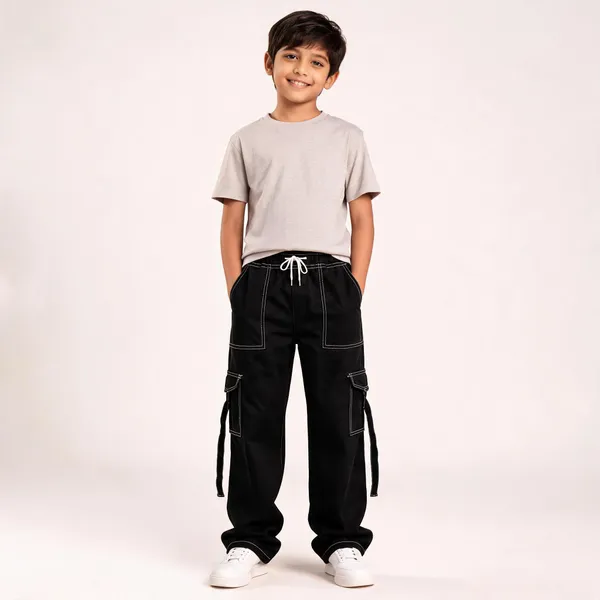 Black_Relaxed_Fit_Cargo_Pants_for_Boys