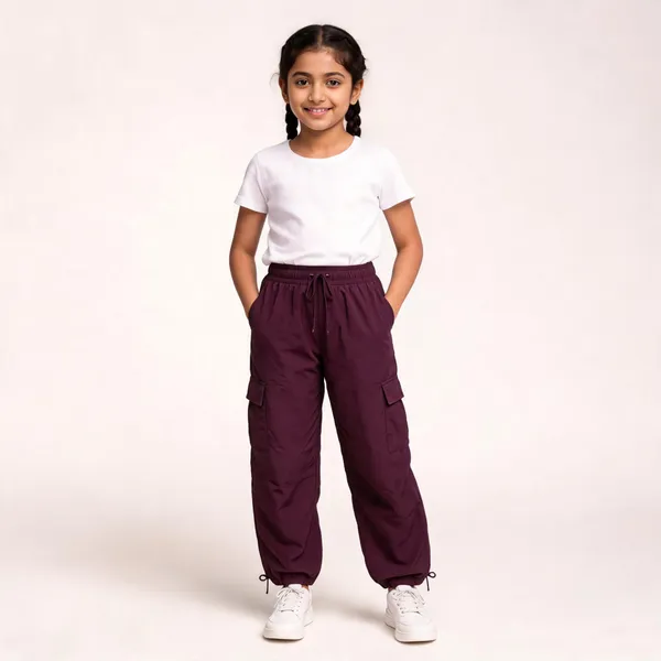 Maroon_Cargo_Jogger_Pants_for_Girl