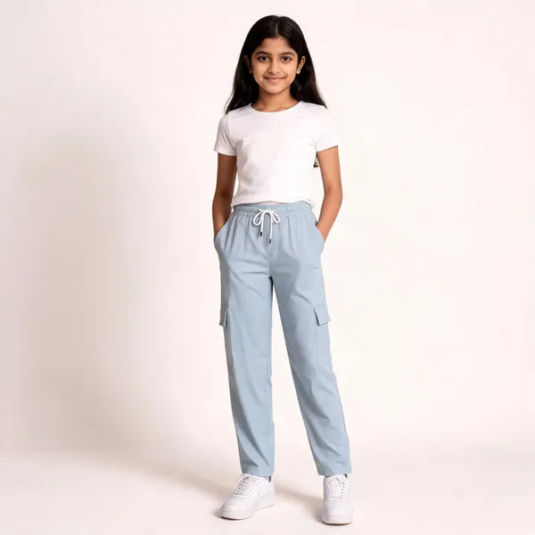 Light_Blue_Relaxed_Fit_Cargo_Pants_for_Girl