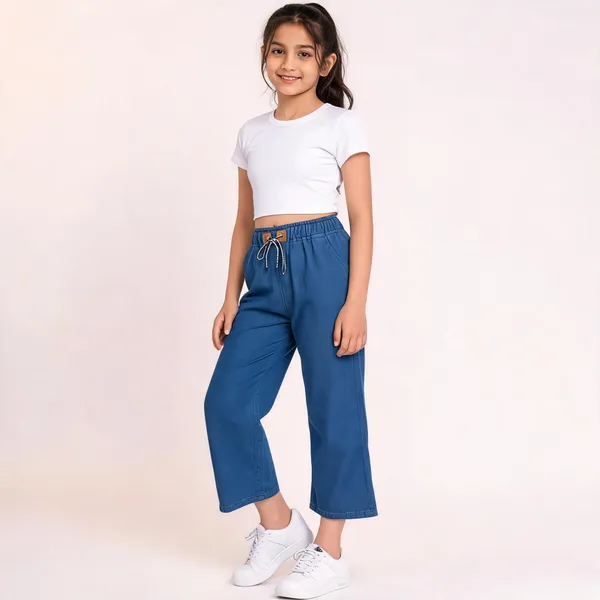 Blue_Denim_Wide_Leg_Cropped_Pants_for_Girl