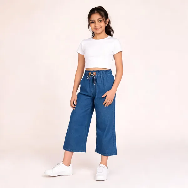 Blue_Denim_Wide_Leg_Cropped_Pants_for_Girl