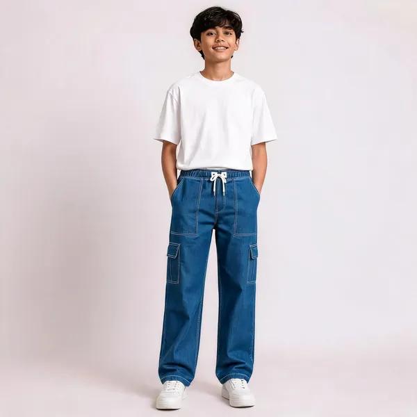Blue_Denim_Relaxed_Fit_Cargo_Pants_for_Boys