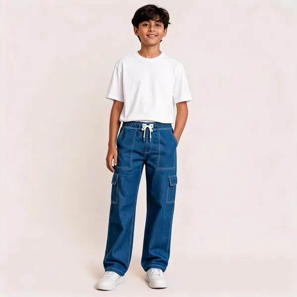 Blue_Denim_Relaxed_Fit_Cargo_Pants_for_Boys