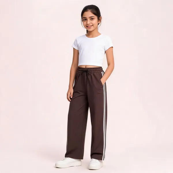 Brown_Wide_Leg_Track_Pants_for_Girl