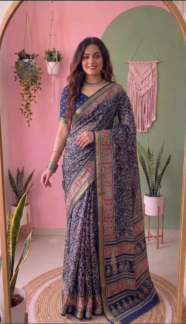Blue_Moss_Mellow_Saree_For_Women