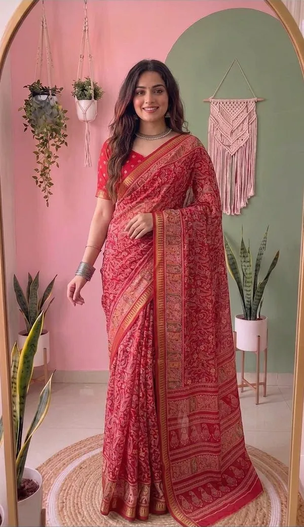 Red_Moss_Mellow_Saree_For_Women