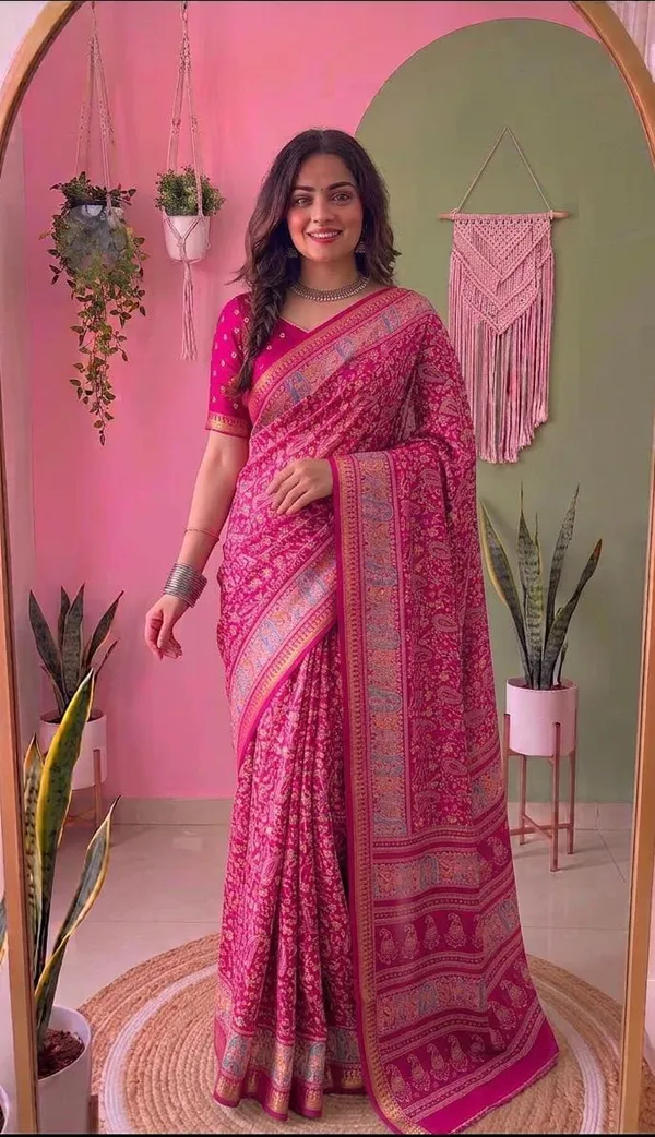 Pink_Moss_Mellow_Saree_For_Women