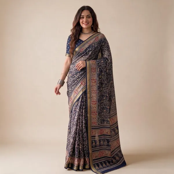 Blue_Moss_Mellow_Saree_For_Women