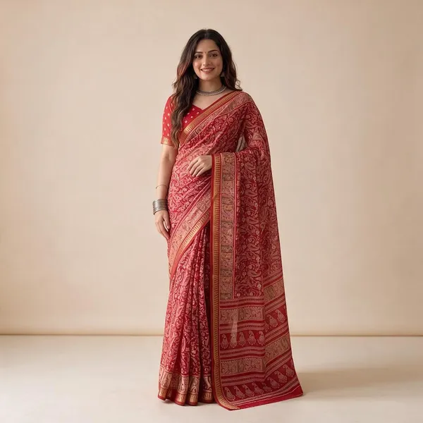 Red_Moss_Mellow_Saree_For_Women
