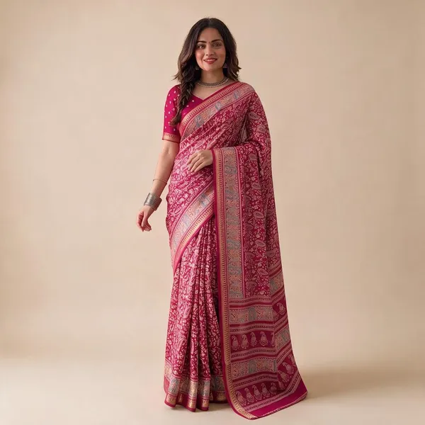 Pink_Moss_Mellow_Saree_For_Women