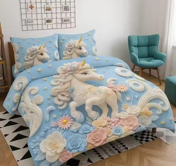 Blue_Cotton_Digital_Print_Super_King_Size_Flat_Bedsheet