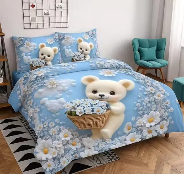 Cotton_Digital_Blue_Printed_Super_King_Size_Bedsheet