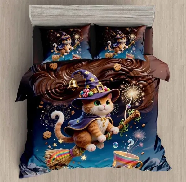 Cotton_Digital_Blue_Hd_Printed_King_Size_Bedsheet