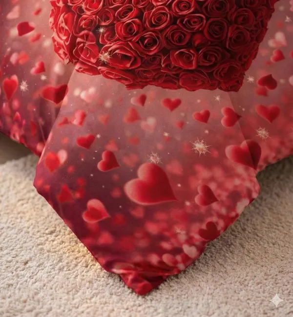 Cotton_Romantic_Red_Heart_Print_Queen_Size_Bedsheet