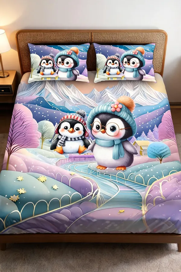 Cotton_Digital_Multicolour_Printed_Super_King_Size_Bedsheet