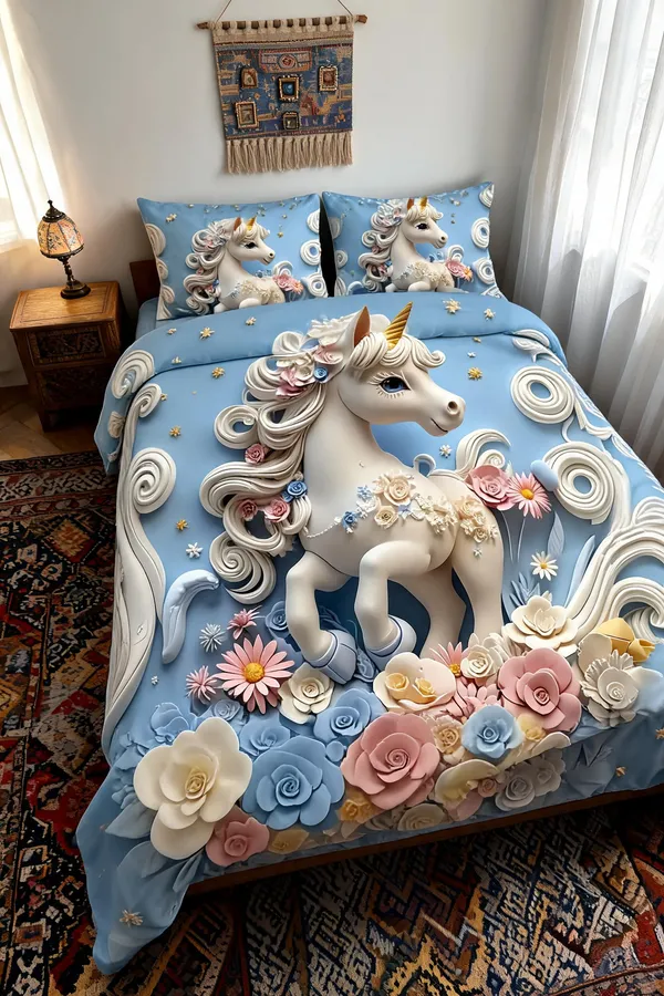 Blue_Cotton_Digital_Print_Super_King_Size_Flat_Bedsheet