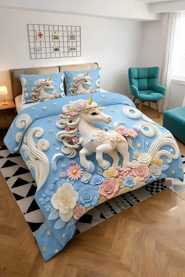 Blue_Cotton_Digital_Print_Super_King_Size_Flat_Bedsheet