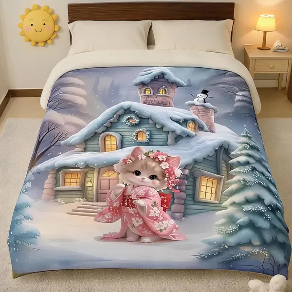 Cotton_Digital_Blue_Printed_Super_King_Size_Bedsheet