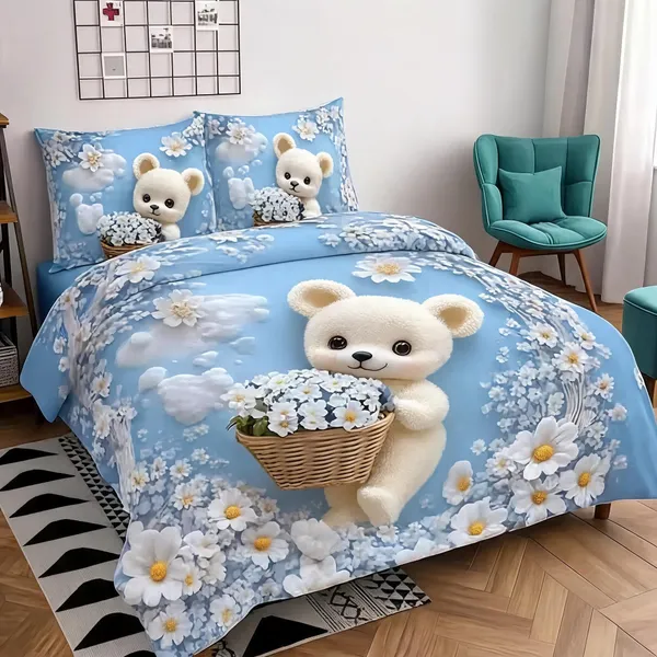 Cotton_Digital_Blue_Printed_Super_King_Size_Bedsheet