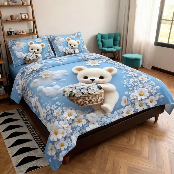 Cotton_Digital_Blue_Printed_Super_King_Size_Bedsheet