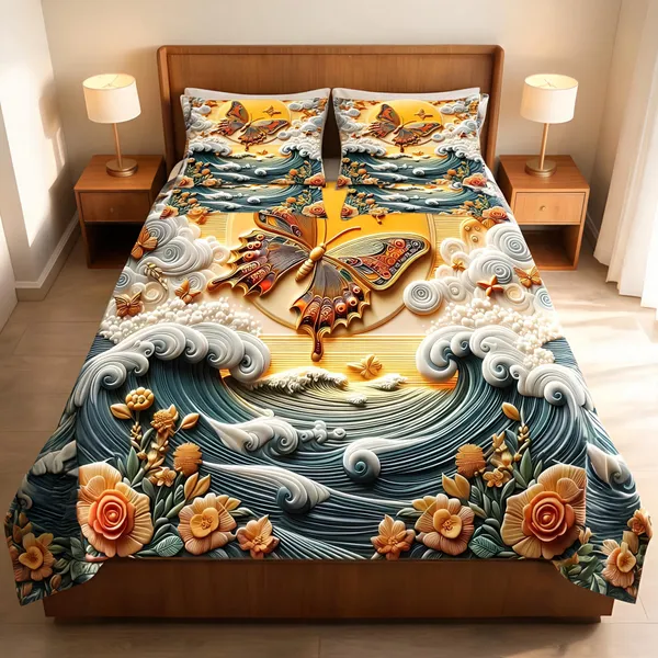 Yellow_Cotton_Digital_Print_Super_King_Size_Flat_Bedsheet