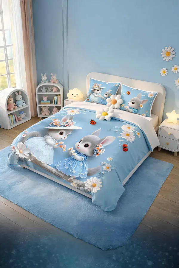 Cotton_Digital_Blue_Printed_Super_King_Size_Bedsheet