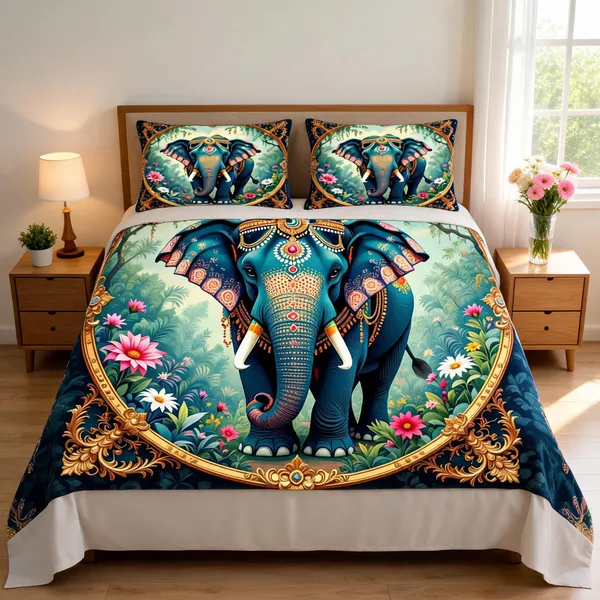 Cotton_Digital_Multicolour_Printed_Super_King_Size_Bedsheet