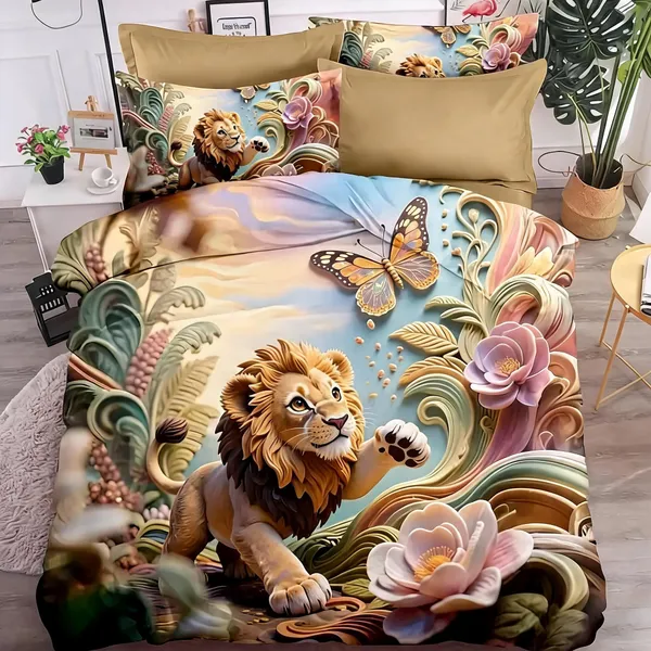 Multicolour_Cotton_Polyester_Hd_Digital_Print_King_Size_Bedsheet
