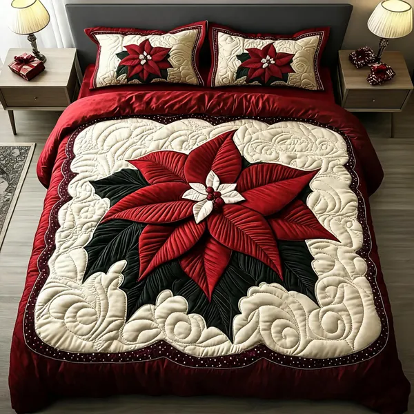 Cotton_Digital_Red_Floral_Print_King_Size_Bedsheet