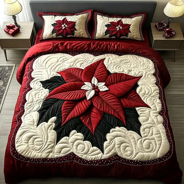 Cotton_Digital_Red_Floral_Print_King_Size_Bedsheet