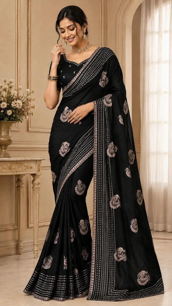 Black_Embroidered_Saree_for_Women