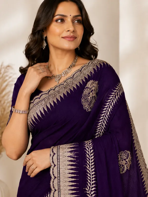 Purple_Traditional_Saree_for_Women