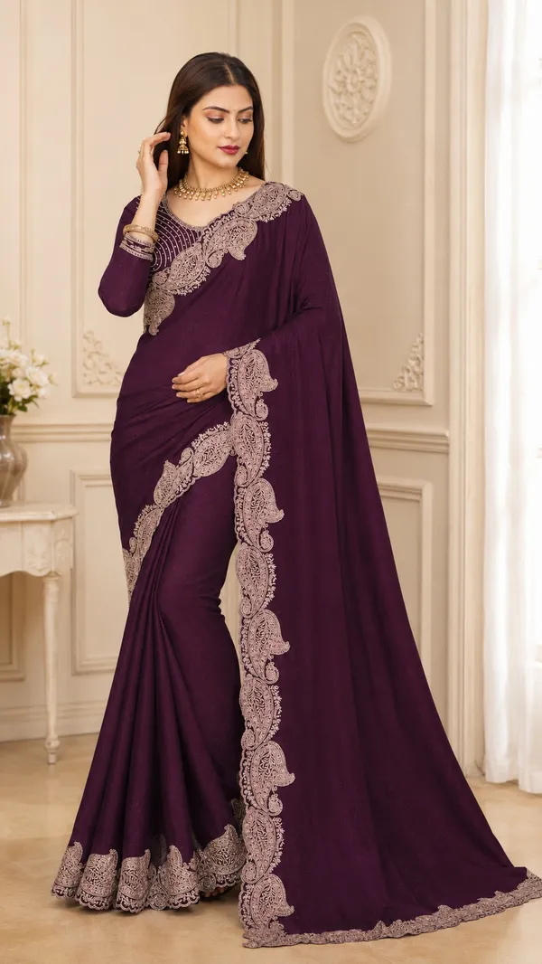 Purple_Embroidered_Ethnic_Saree_for_Women