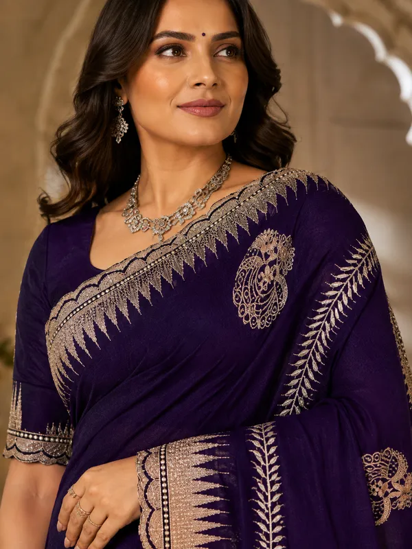 Purple_Traditional_Saree_for_Women