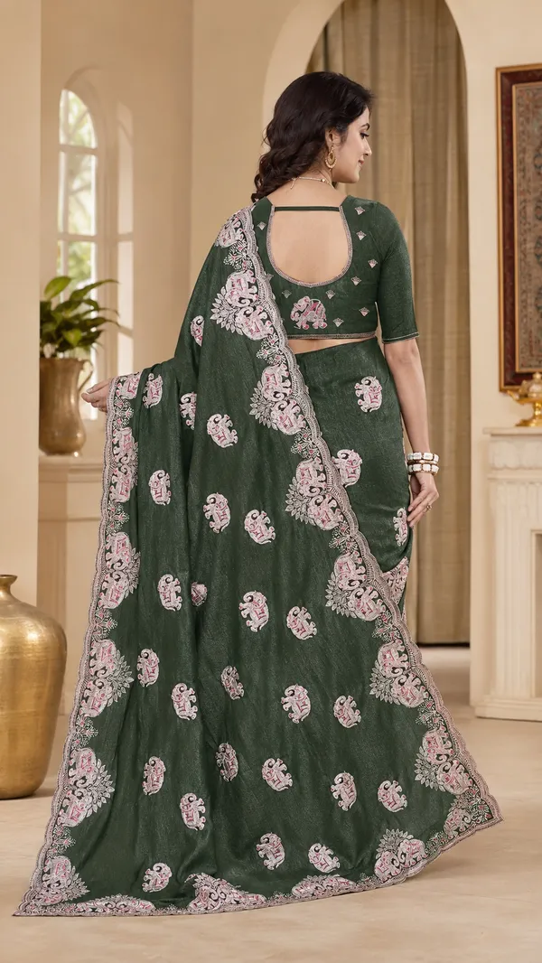 Green_Silk_Embroidered_Saree_For_Women