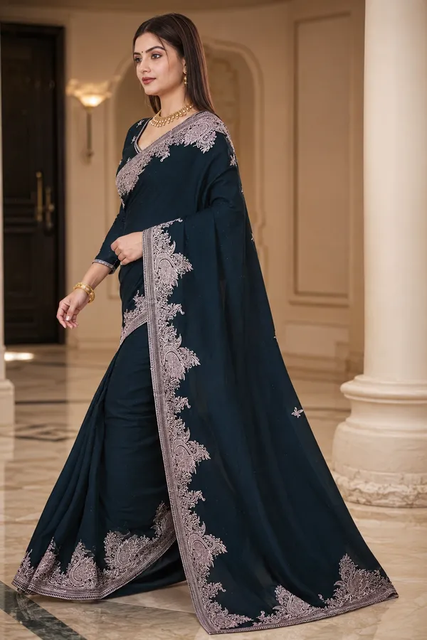 Navy_Embroidered_Saree_for_Women