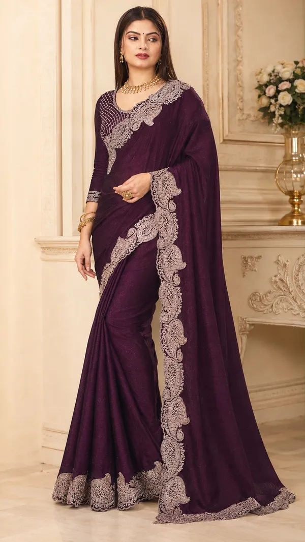 Purple_Embroidered_Ethnic_Saree_for_Women