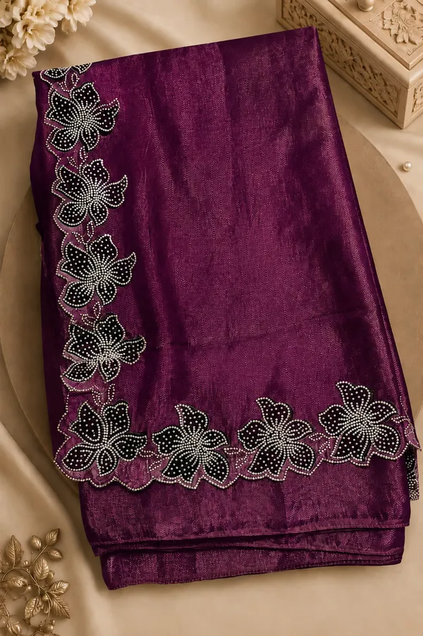 Purple_Embellished_Saree_for_Women