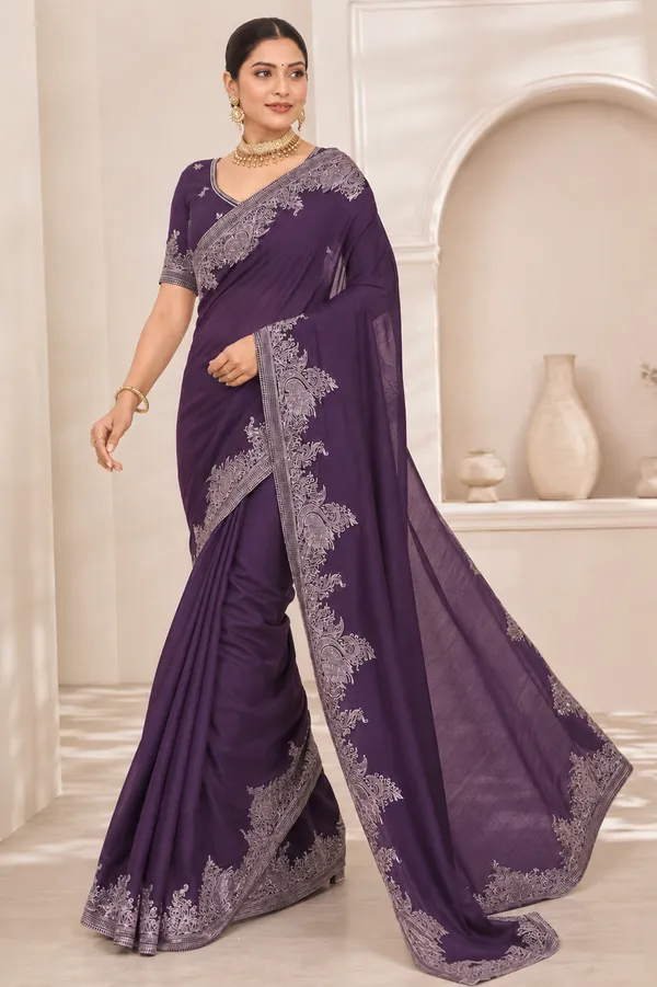 Purple_Embroidered_Saree_for_Women