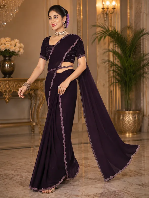 Purple_Embellished_Saree_for_Women