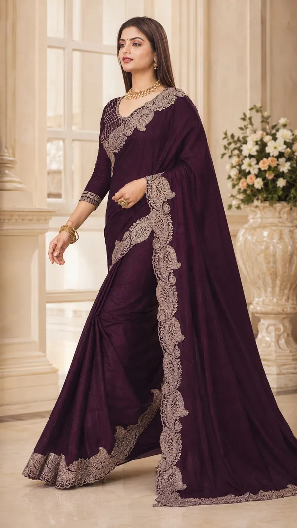 Purple_Embroidered_Ethnic_Saree_for_Women