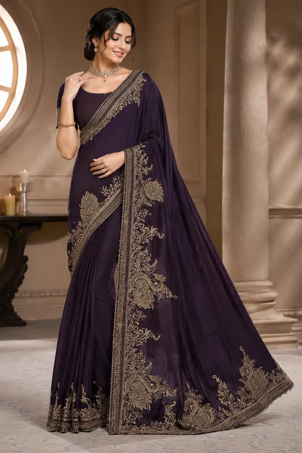 Purple_Embroidered_Saree_for_Women